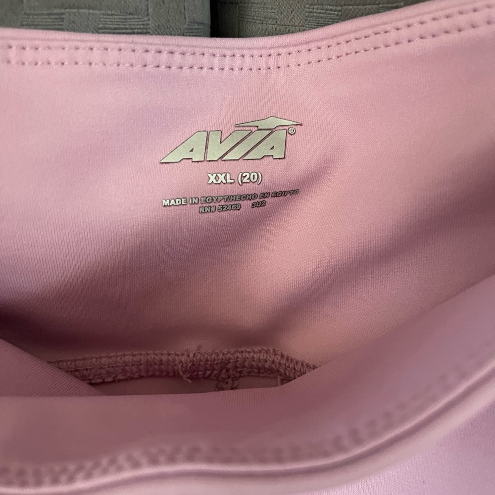 Avia Women's Performance Leggings size xxl (20) color Misty Mauve B-3 - Picture 11 of 12